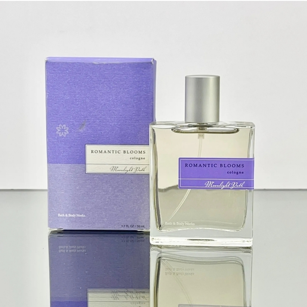 Bath & Body Works Romantic Blooms MOONLIGHT PATH Perfume 1.7oz Spray NEW Rare